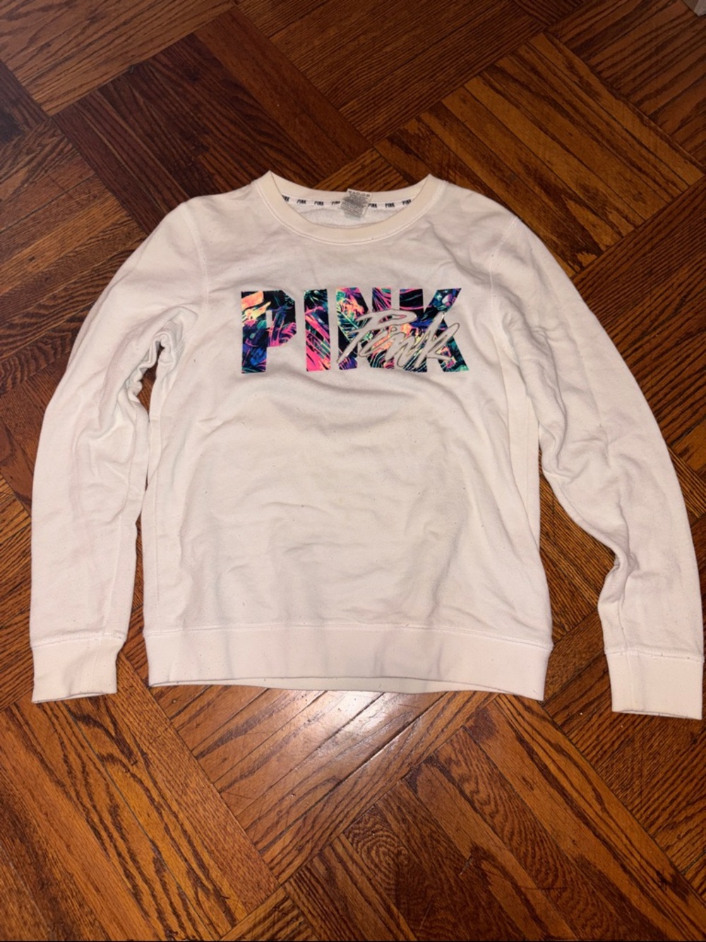 PINK VS Open back Crewneck